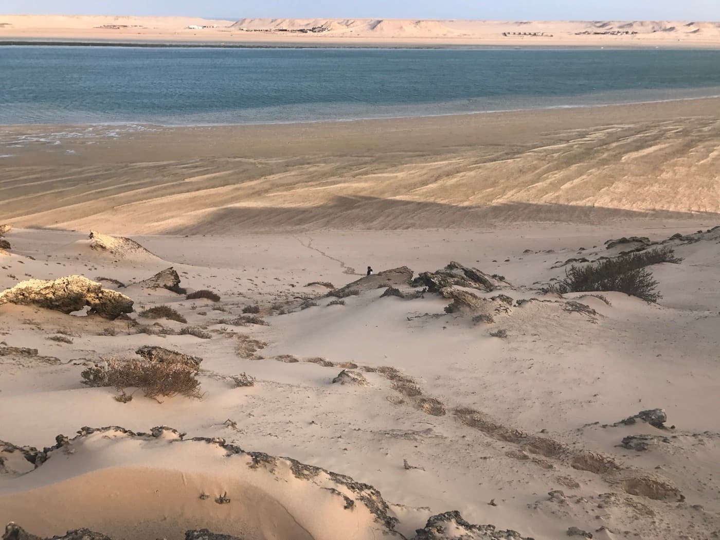 Le lagon et les dunes de Dakhla