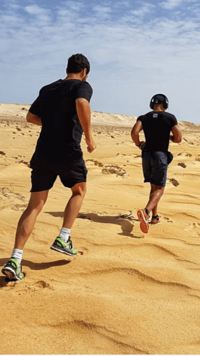 Running dans les dunes