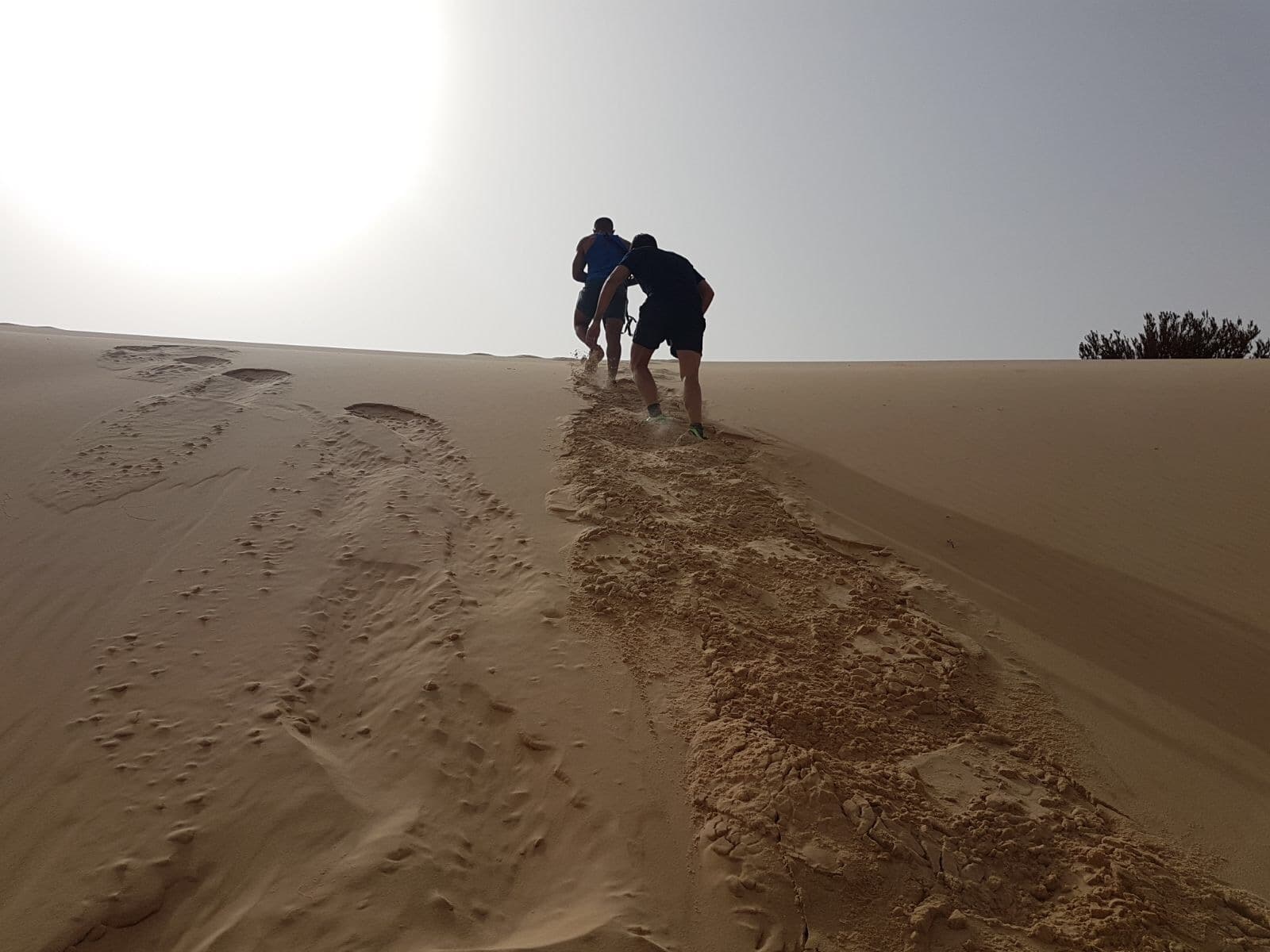 Running dans les dunes
